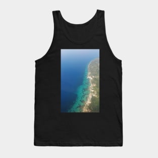 Bird's eye view of the coast Tank Top